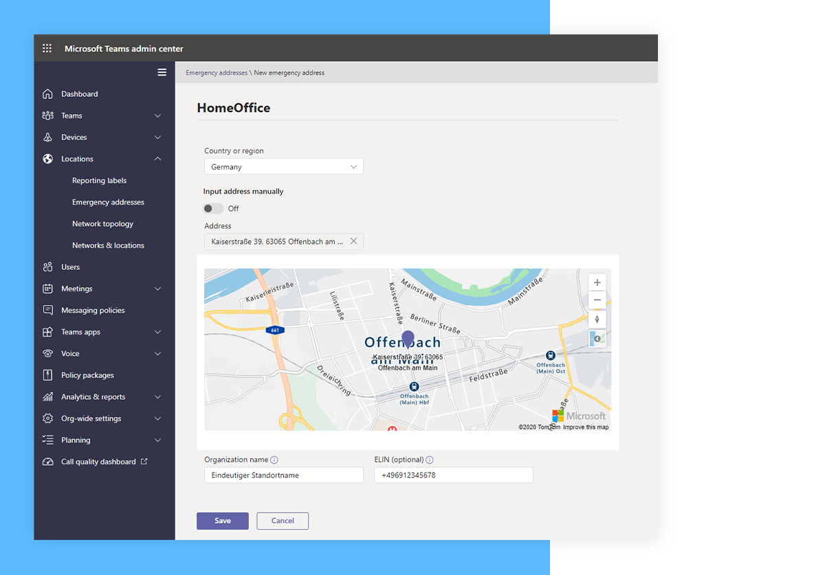 Clientlocation