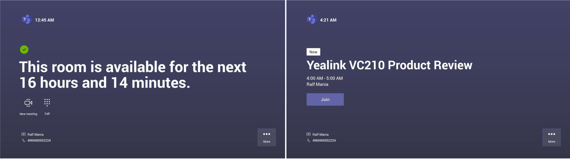 Yealink Language und Remote Control