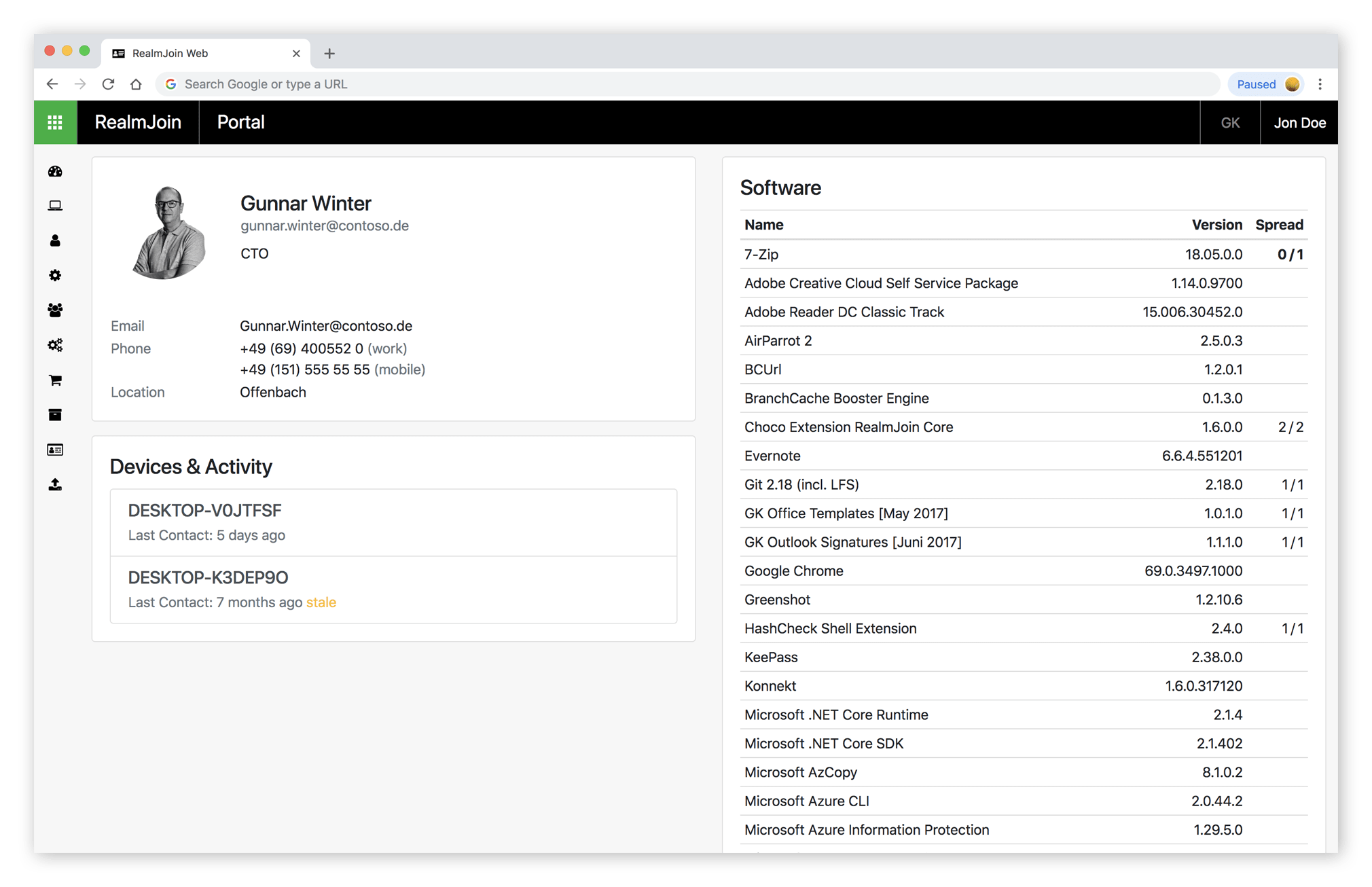 RealmJoin Portal