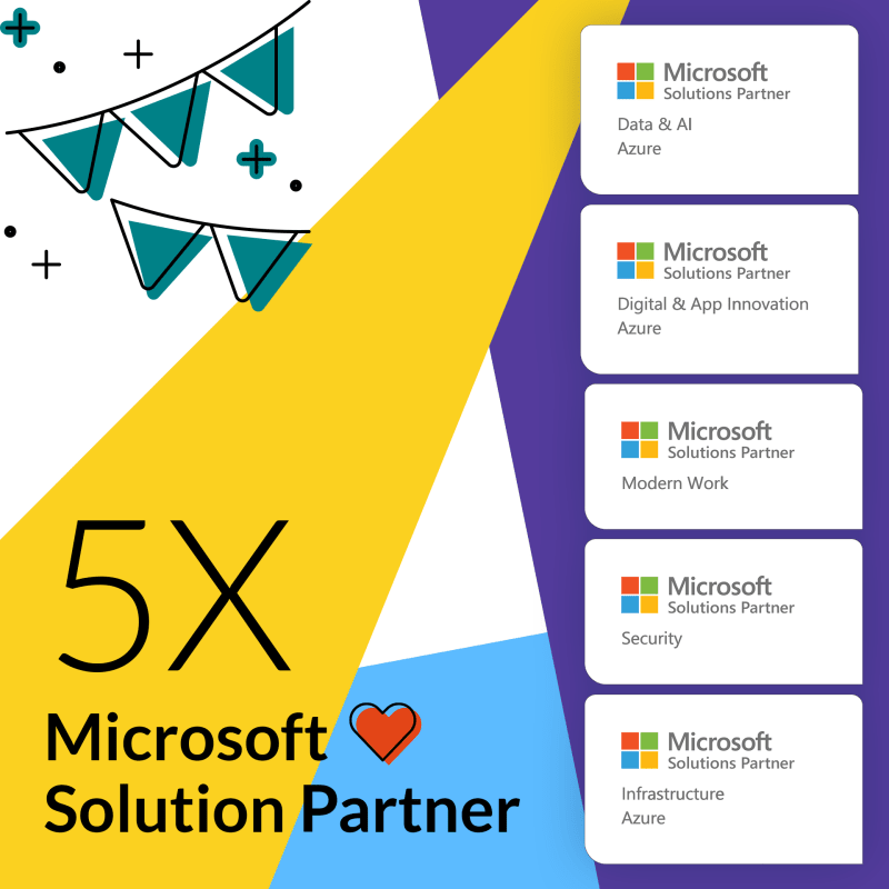 5x Microsoft Solution Partner