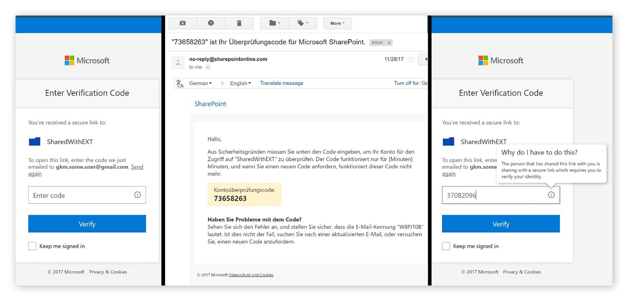Login mit Email und PIN