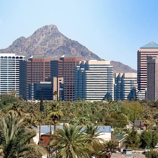 Staðsetning Scottsdale