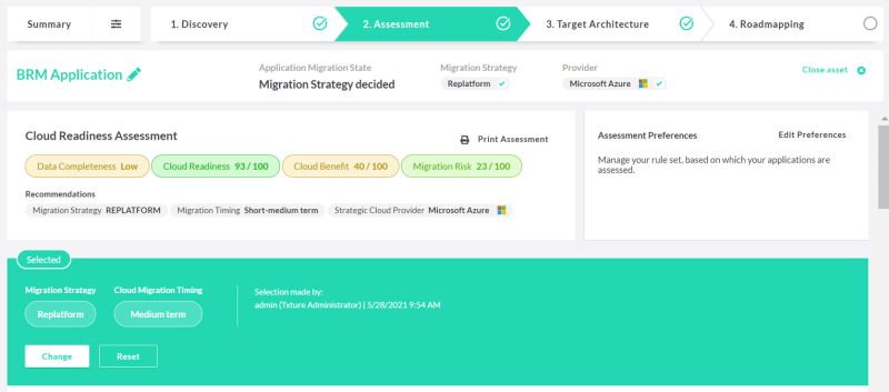 Cloud Trafo Assessment