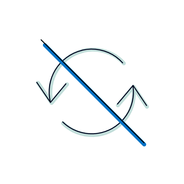 No Sync = no waste of local storage