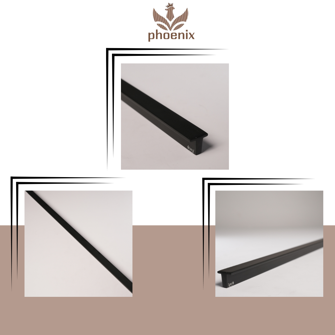103 Luxy Cabinet Handle – Black Satin