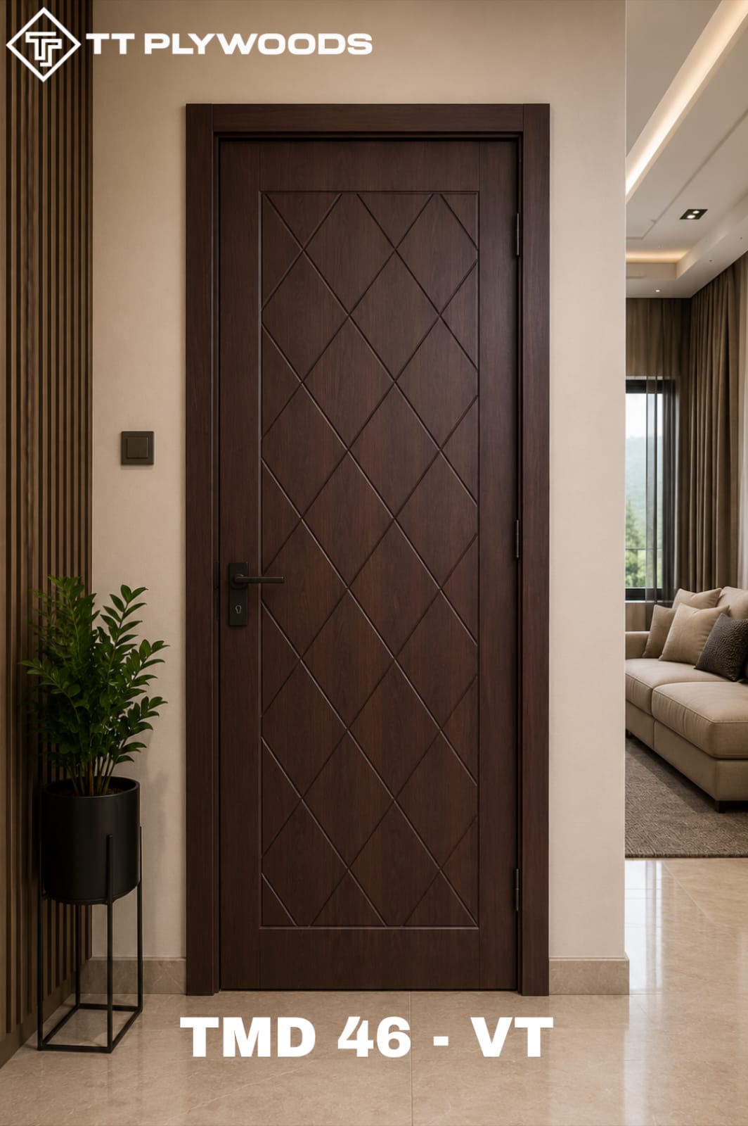 TT Plywoods Membrane Door – TMD-46-VT