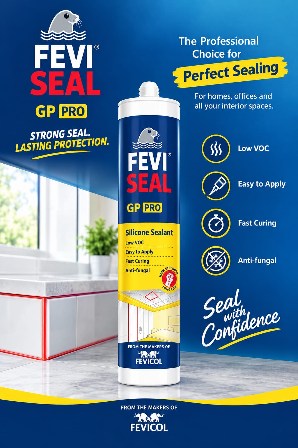 Feviseal GP Pro Silicone Sealant