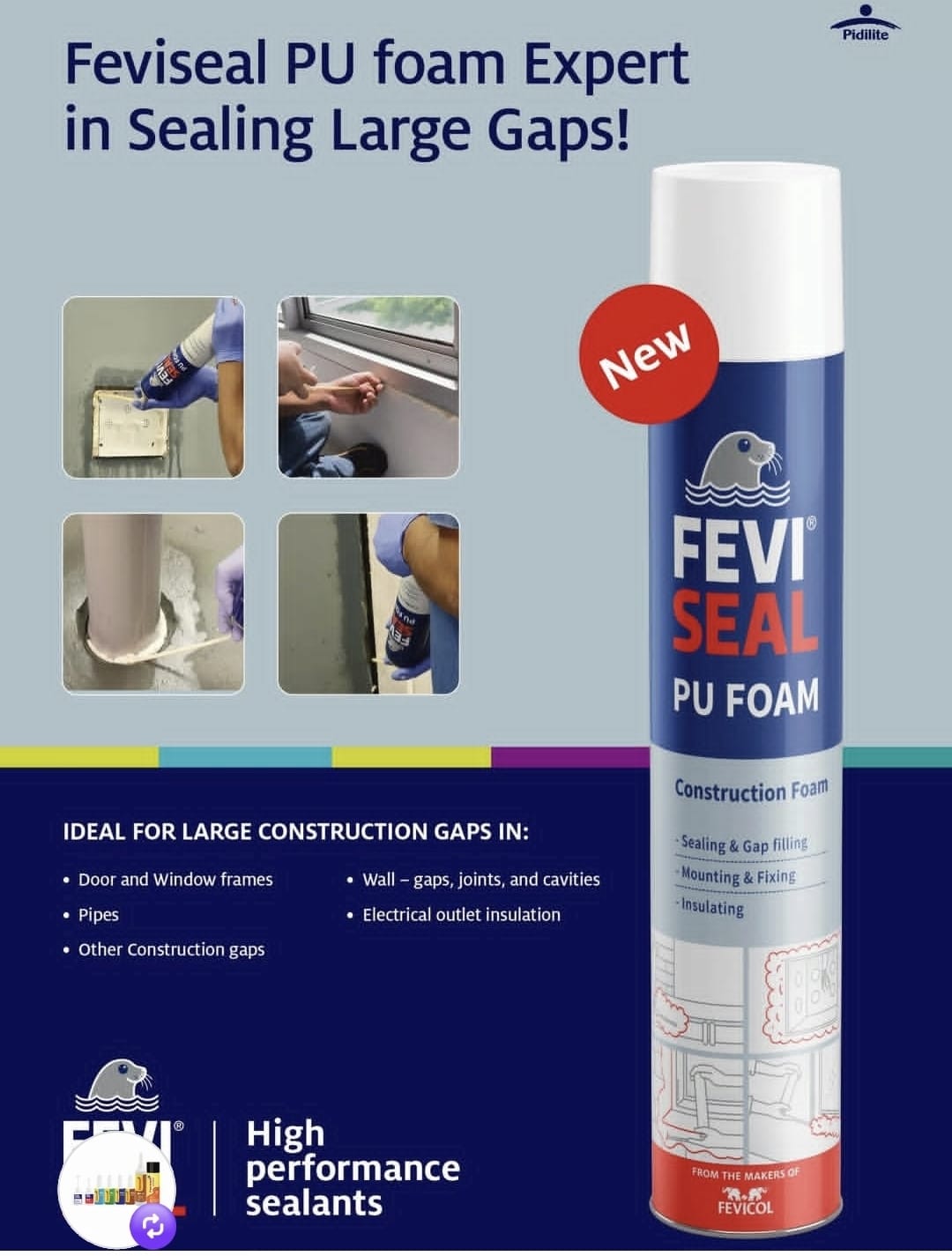 Feviseal PU Foam Construction Foam