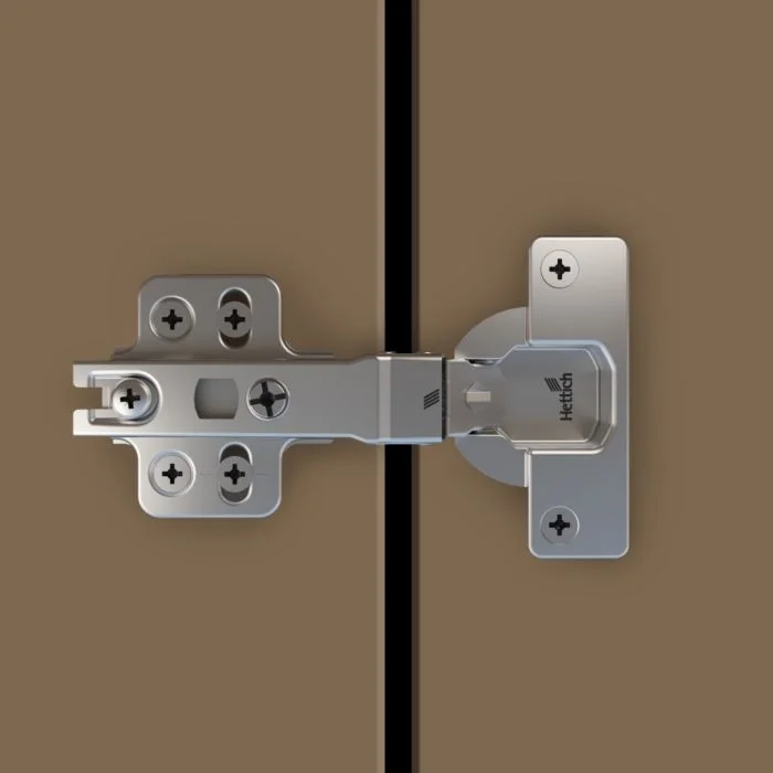 Hettich Slide On 3447i Hinge – TH52 – 0° Crank – Silent