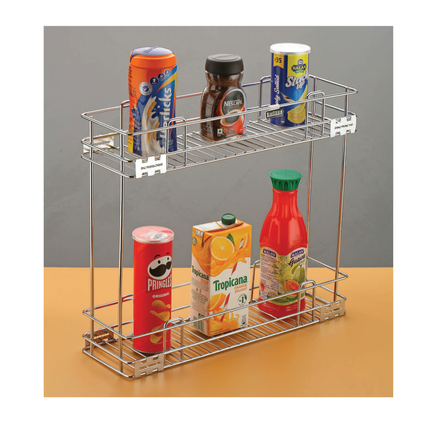 SS 304 Double Pull Out Butterfly Basket