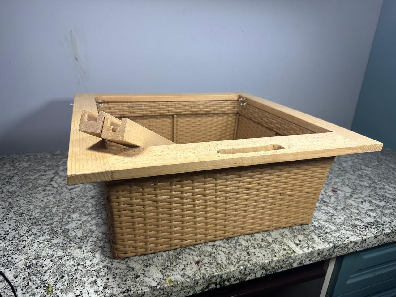 CLASSIC WICKER BASKET 450MM 4 INCH WUDNOX
