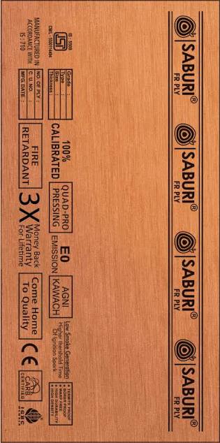 Saburi FR Gurjan BWP ISI 710 – 12 mm Plywood