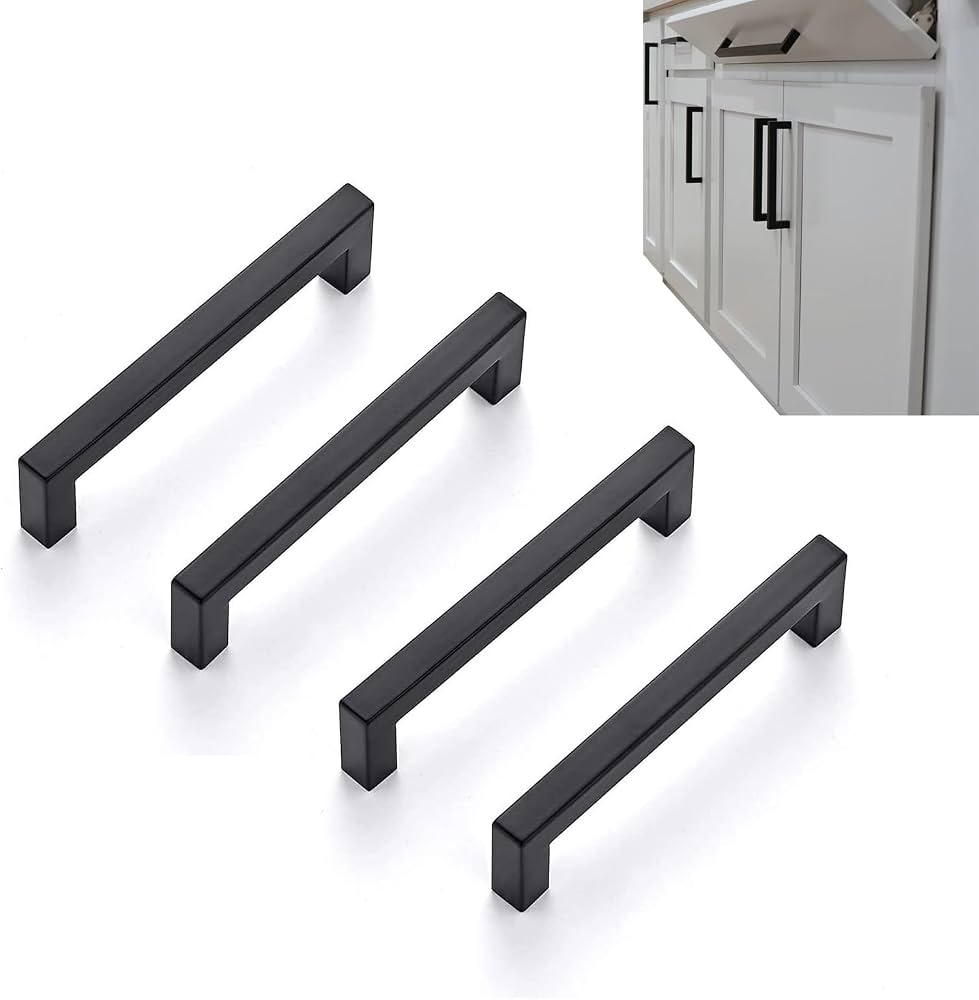 Luxy 102 Series Cabinet Handle – Black Satin