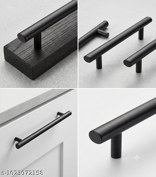 103 Concealed Cabinet Handle – Antique Black Glossy