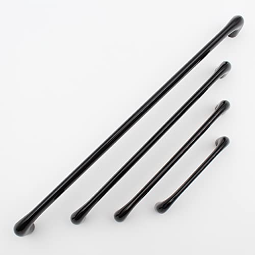 129 Luxy Cabinet Handle – Black Glossy