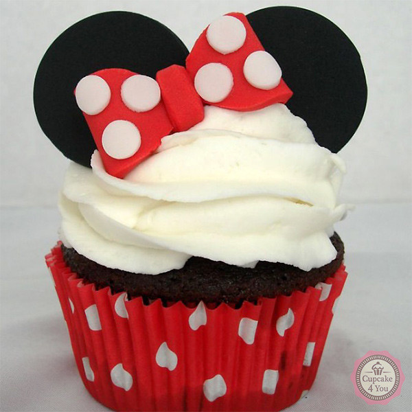 Minnie Maus Cupcake - Kindergeburtstagstorten