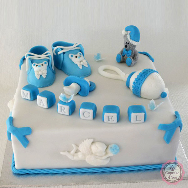 Motivtorte Einstockig Baby Shower Cupcake4you