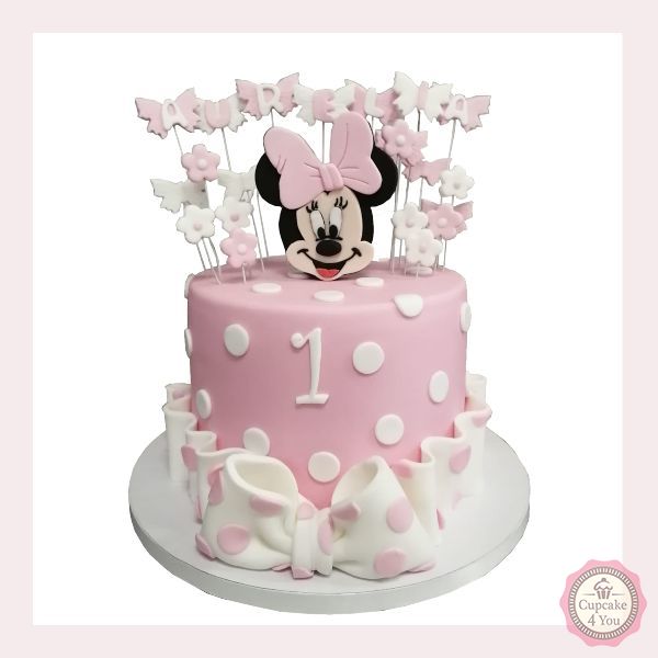 Motivtorte Minnie Maus - Kindergeburtstagstorten - Cupcake 4 You