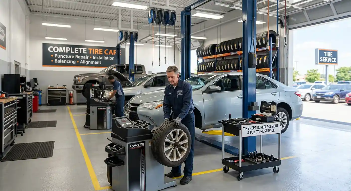 Tire Repair, Replacement & Puncture Service
