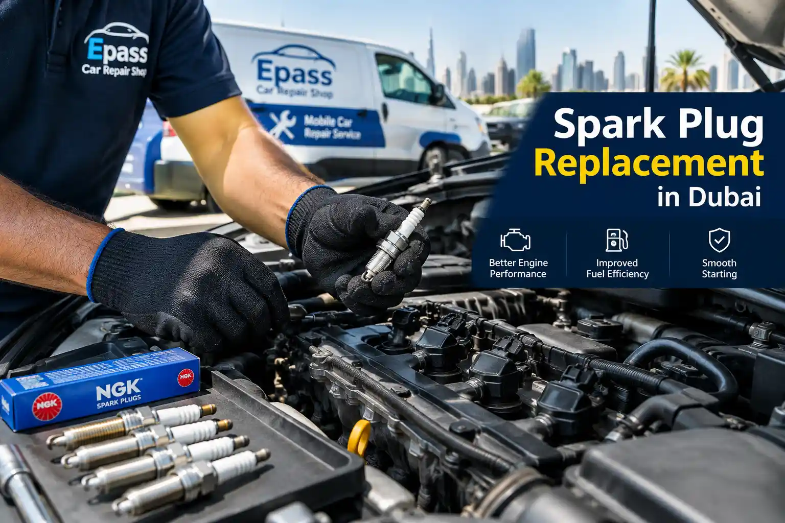 Spark Plug Replacement in Dubai – Reliable Mobile Car Service