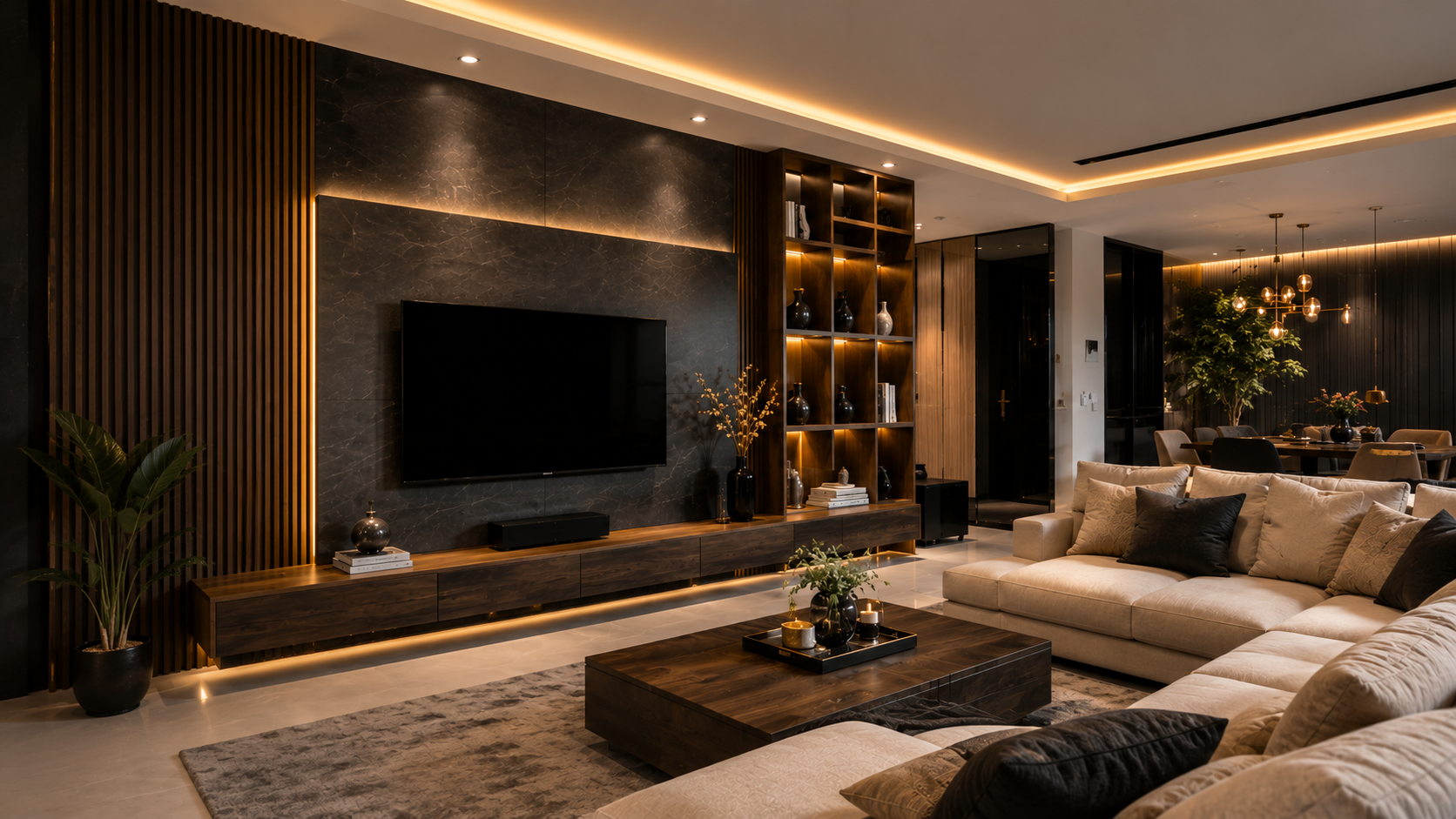 Luxury living room project