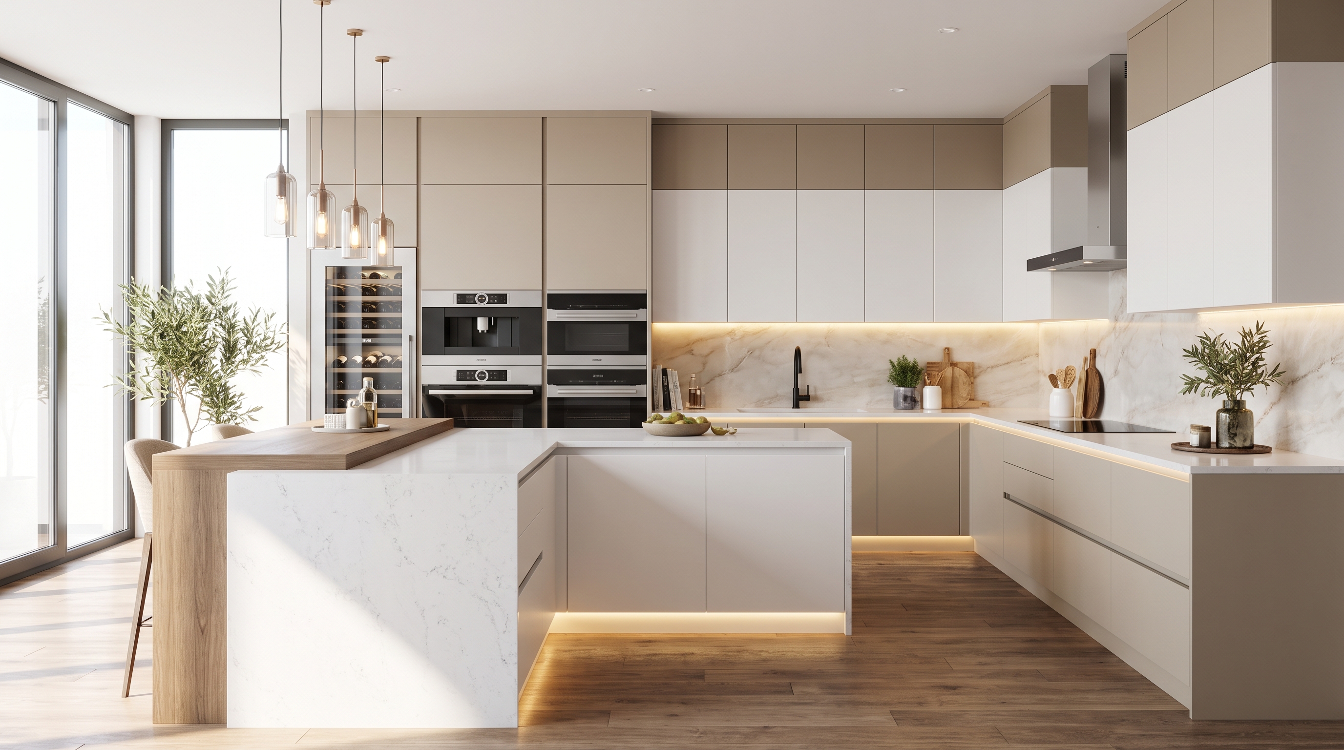 Premium modular kitchen interior