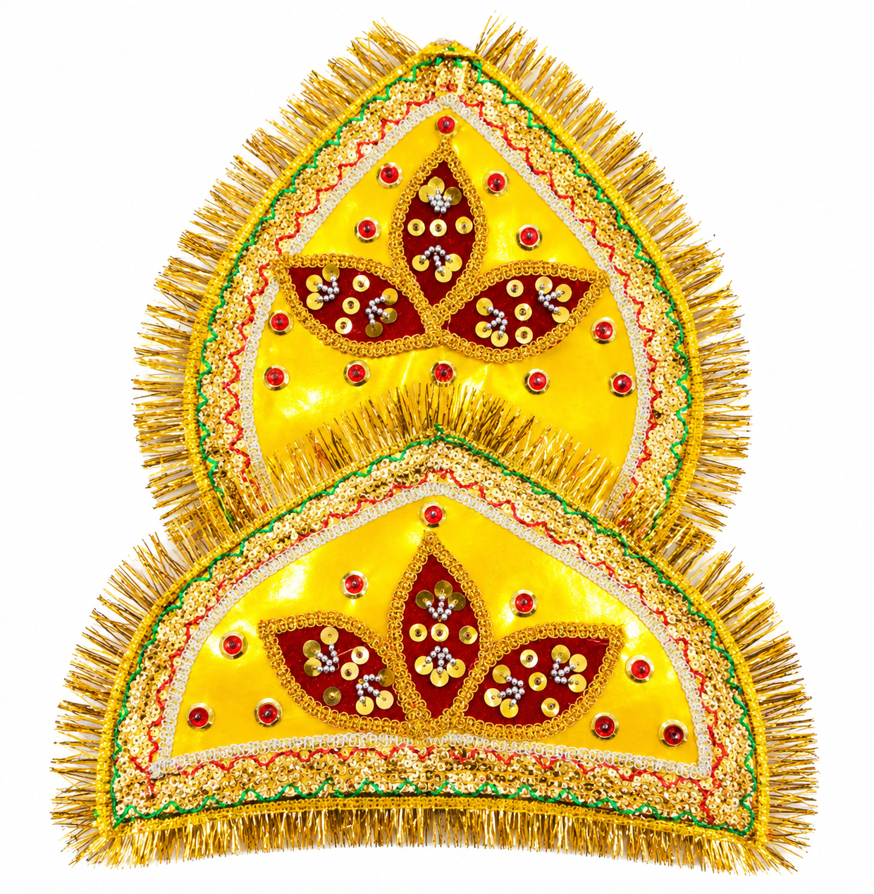 Mukut Folding Kulla Golden Plate