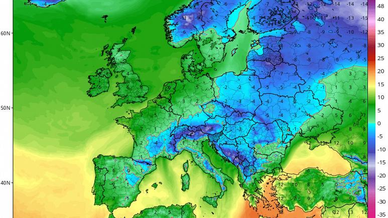 Sarkvidéki, extrém hideg érkezhet Európába a hét végére | ClimeNews - Hírportál Sarkvidéki, extrém hideg érkezhet Európába a hét végére | ClimeNews - Hírportál