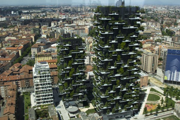 Nagyításhoz KLIKK a képre! Bosco Verticale – a világ első függőleges erdeje - ClimeNews