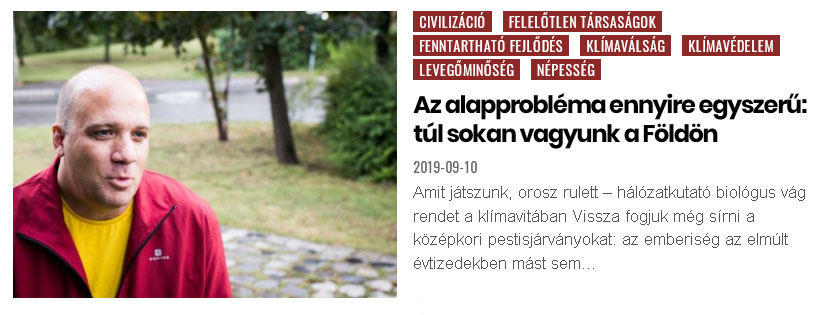 Ökológus a koronavírusról: erről is a klímaváltozás tehet! | ClimeNews