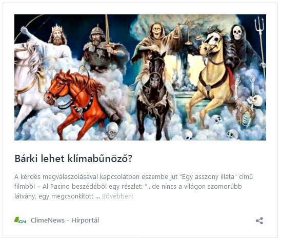 Bárki lehet klímabünöző? | ClimeNews - Hírportál
