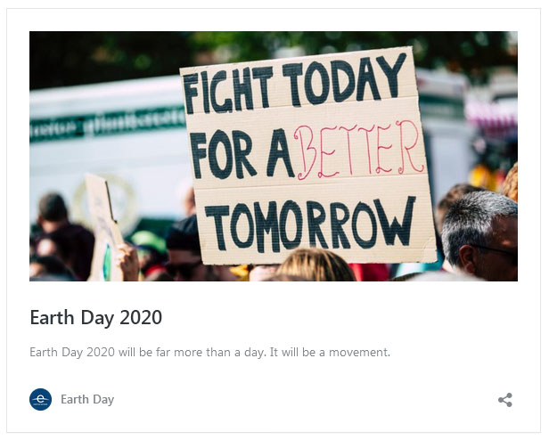 Föld Napja 2020 | ClimeNews - Hírportál