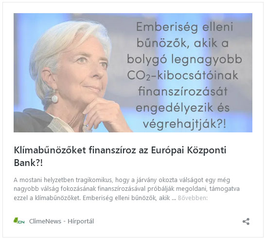 Klímabűnözőket finanszíroz az Európai Központi Bank?! | ClimeNews Klímabűnözőket finanszíroz az Európai Központi Bank?! | ClimeNews