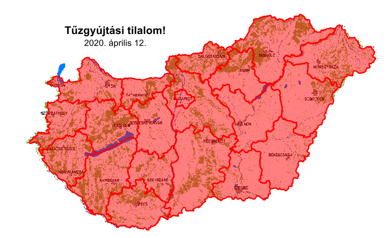 Országos tűzgyújtási tilalom | ClimeNews Hírportál