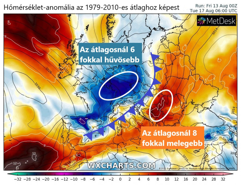 Már úton van a lehűlés, érkezik a hidegfront | ClimeNews