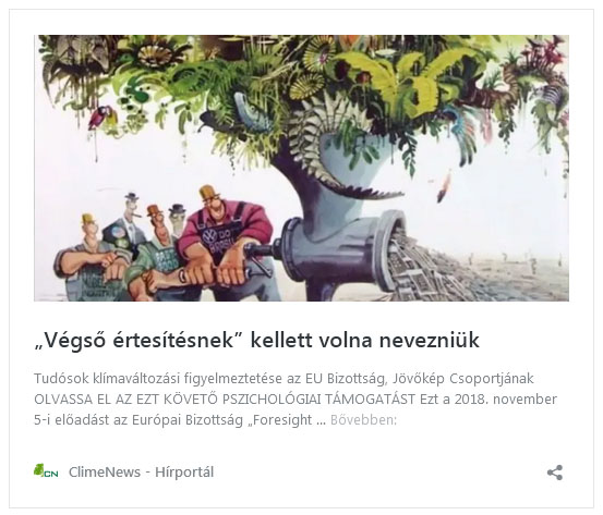 „Végső értesítésnek” kellett volna nevezniük | ClimeNews