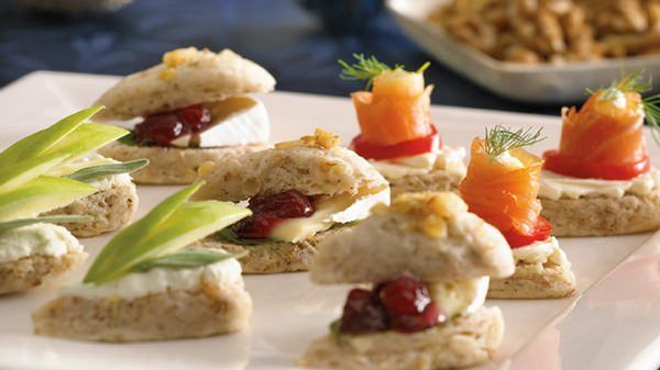 Savory Walnut Mini Scones