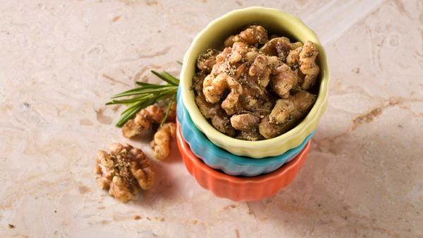 Rosemary and Sea Salt Walnuts