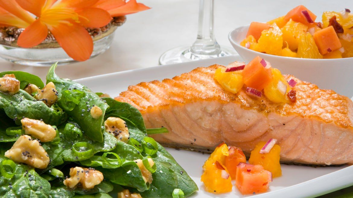 Citrus-Papaya Salsa with a Chipotle Glaze