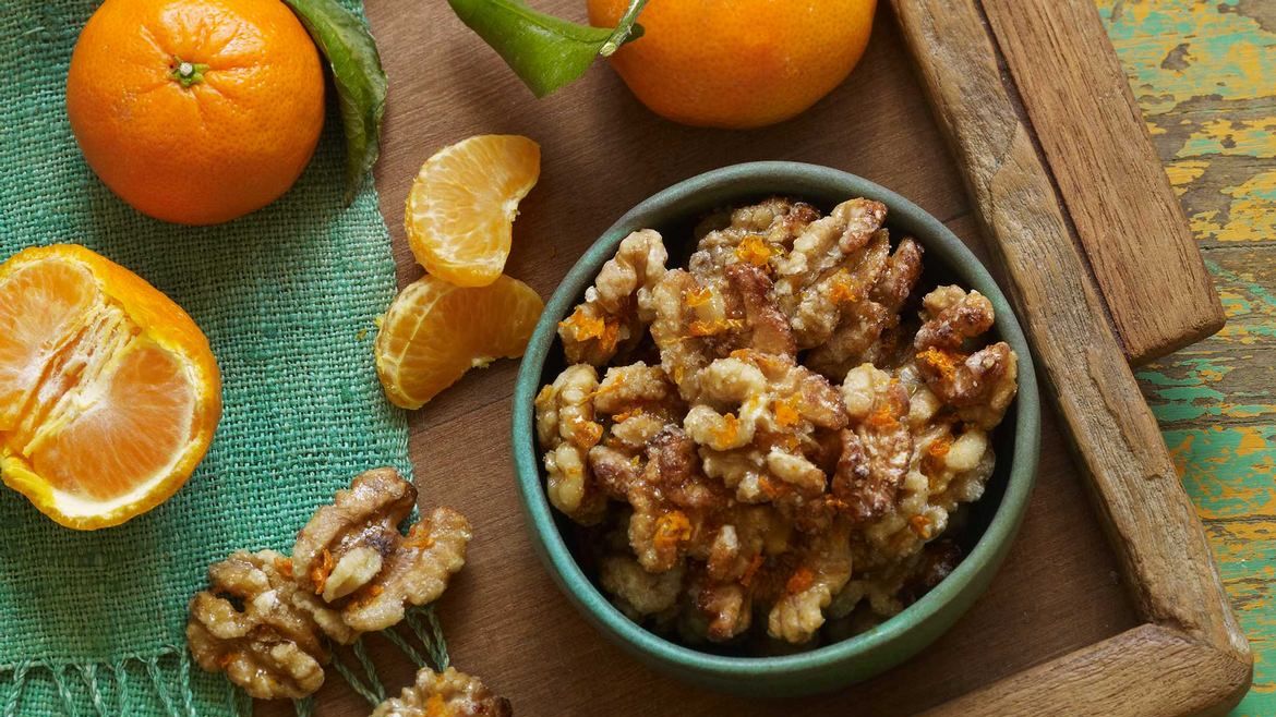 Orange Glazed Walnuts - Food Technologists