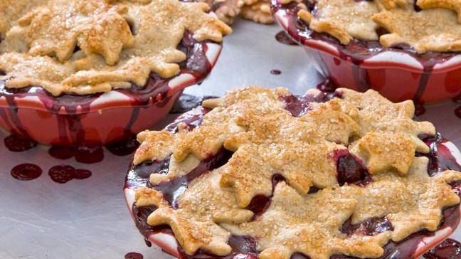 Top Only Real Blueberry Pie