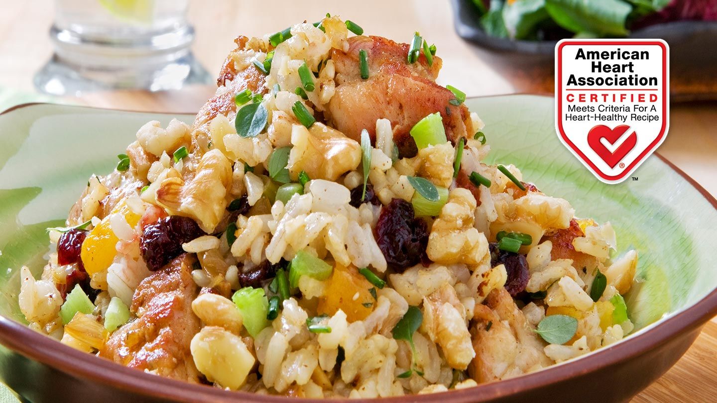 Chicken, Walnut and Brown Rice Family Favorite Stir-Fry