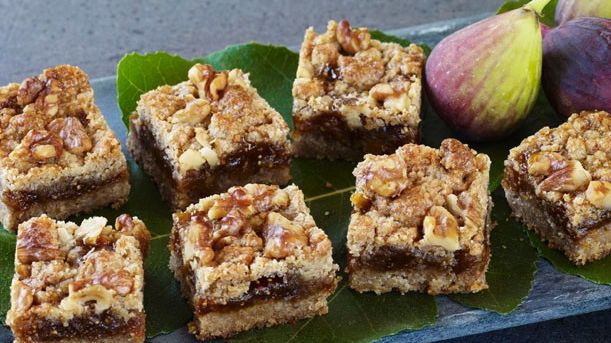 Whole-Wheat Walnut Fig Squares