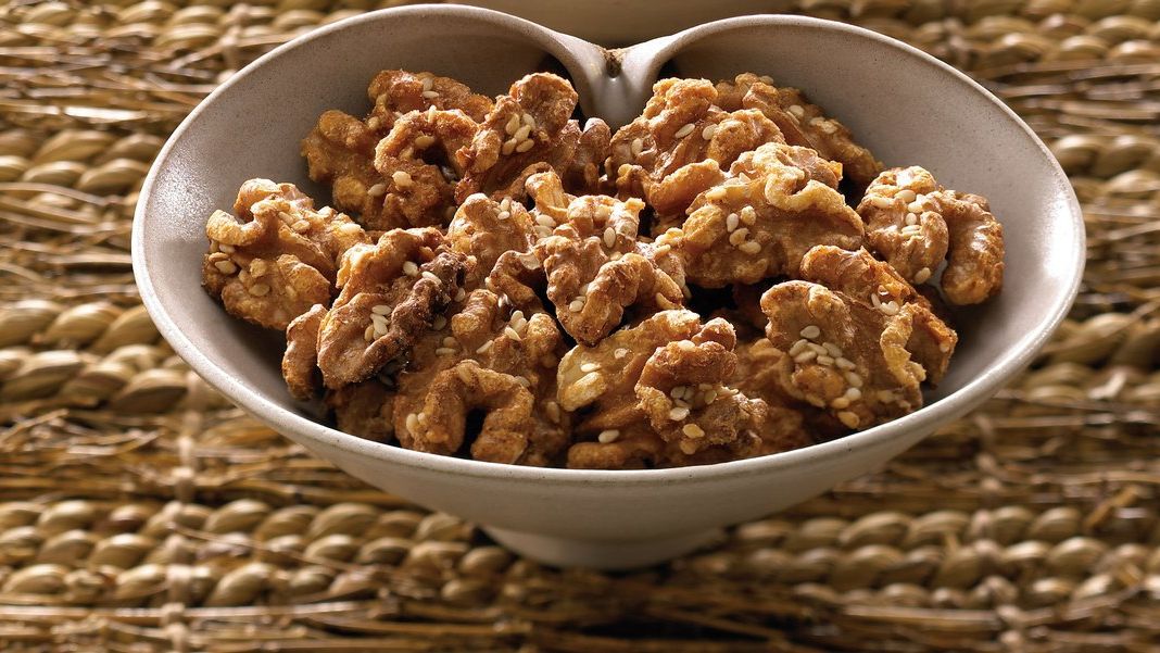 Maple Candied Walnuts