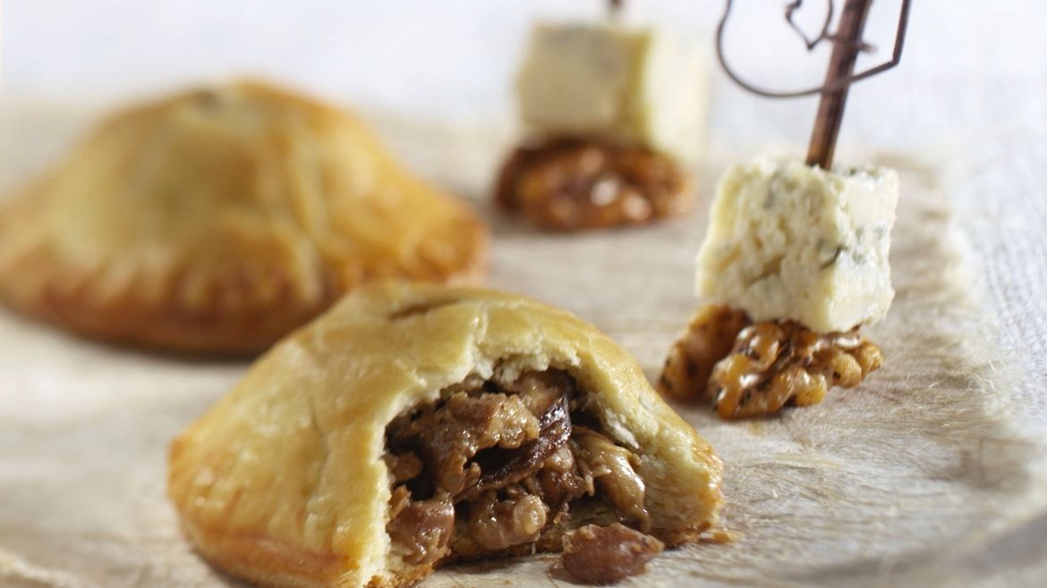 California Walnut and Wild Mushroom Hand Pies