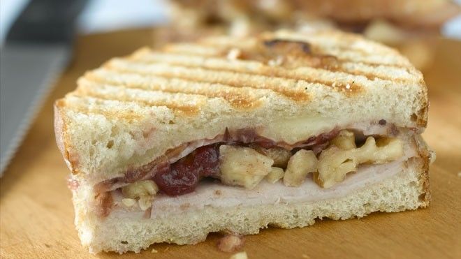 Grilled Walnut Panini Sandwiches