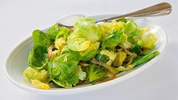 Brussels Sprouts and Caramelized Onions