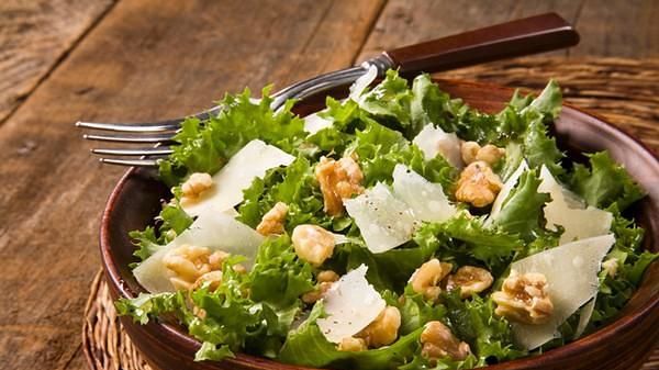 Chicory Salad with Walnuts & Parmesan