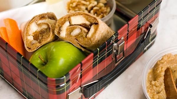 Fruity Walnut Butter Wraps