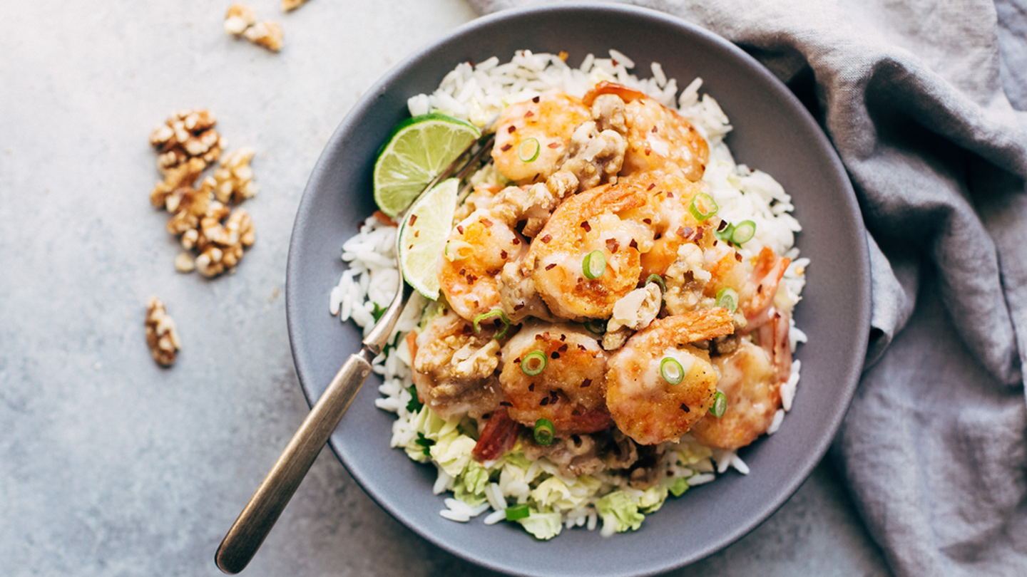Lighter Honey Walnut Shrimp